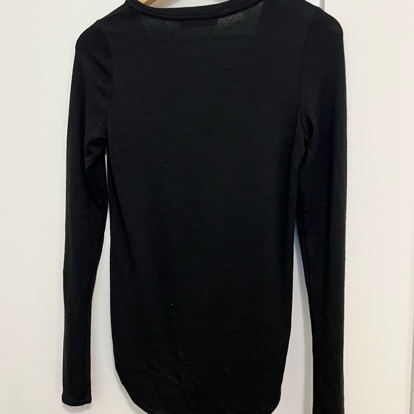 Wilfred Free Long Sleeve T Shirt Black. - Picture 3 of 3